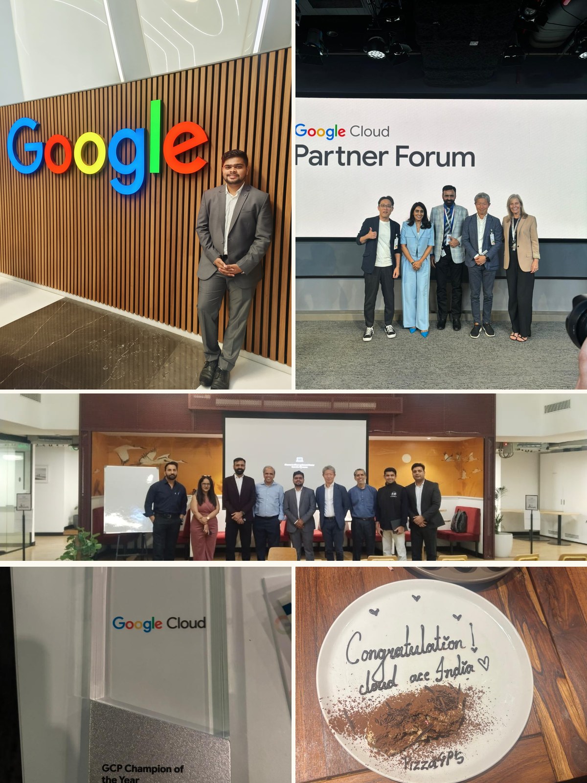 Aniket Tayade — GCP Champion of the Year 2025, Cloud Ace leadership and Google Cloud Partner Forum